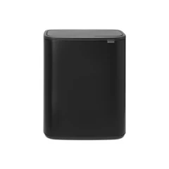 Кош за смет Brabantia Bo Touch 2x30L, Matt Black